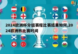 2024欧洲杯分组赛程比赛结果如何,2024欧洲杯比赛时间