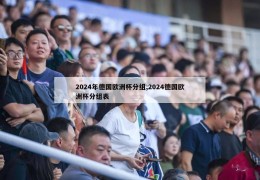 2024年德国欧洲杯分组,2024德国欧洲杯分组表