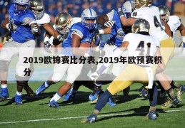 2019欧锦赛比分表,2019年欧预赛积分