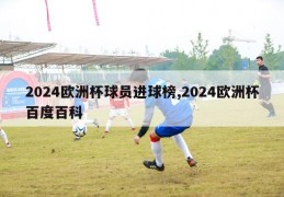 2024欧洲杯球员进球榜,2024欧洲杯百度百科