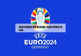 英国对德国欧洲杯集锦回放,英国对德国比赛结果